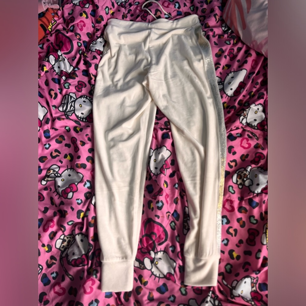 Juicy Couture Velour Pebble Track Pants Sz Small - Picture 2 of 3